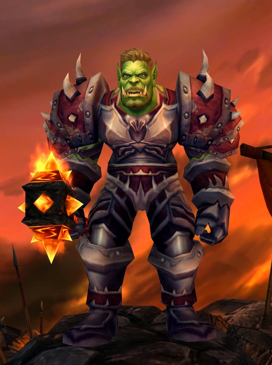 Orc warrior as a character card