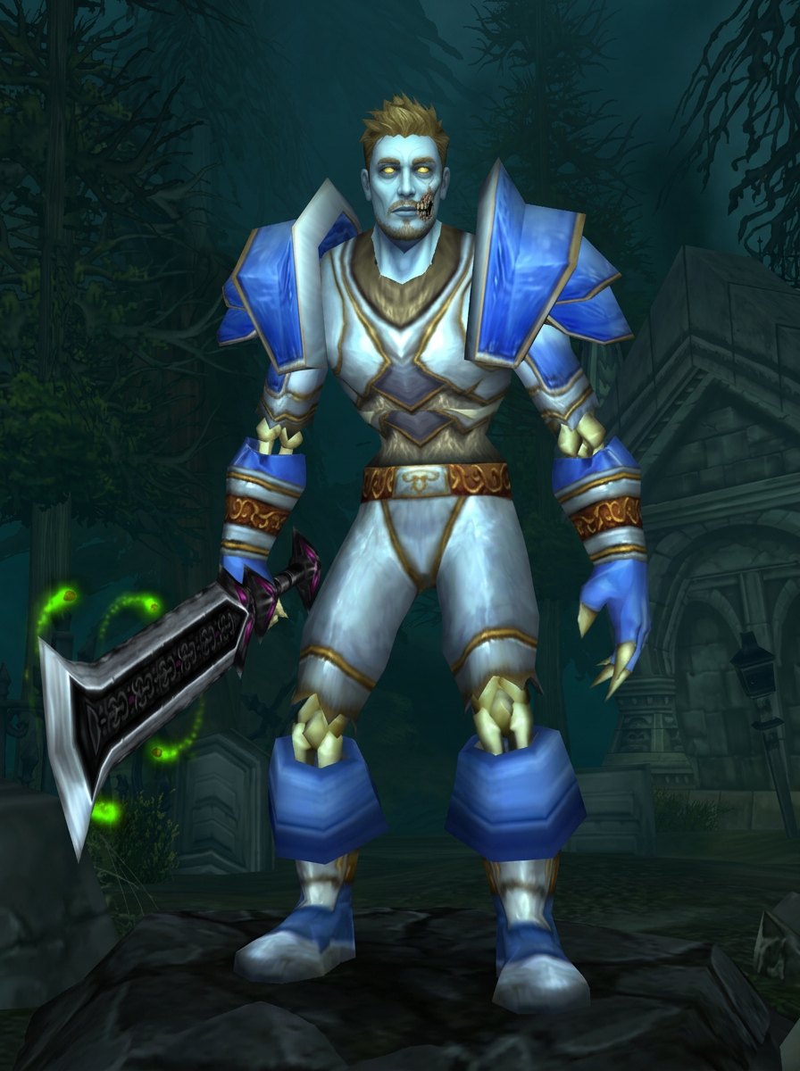 undead warrior in Zul'Farrak mail portrait, the character creation screen